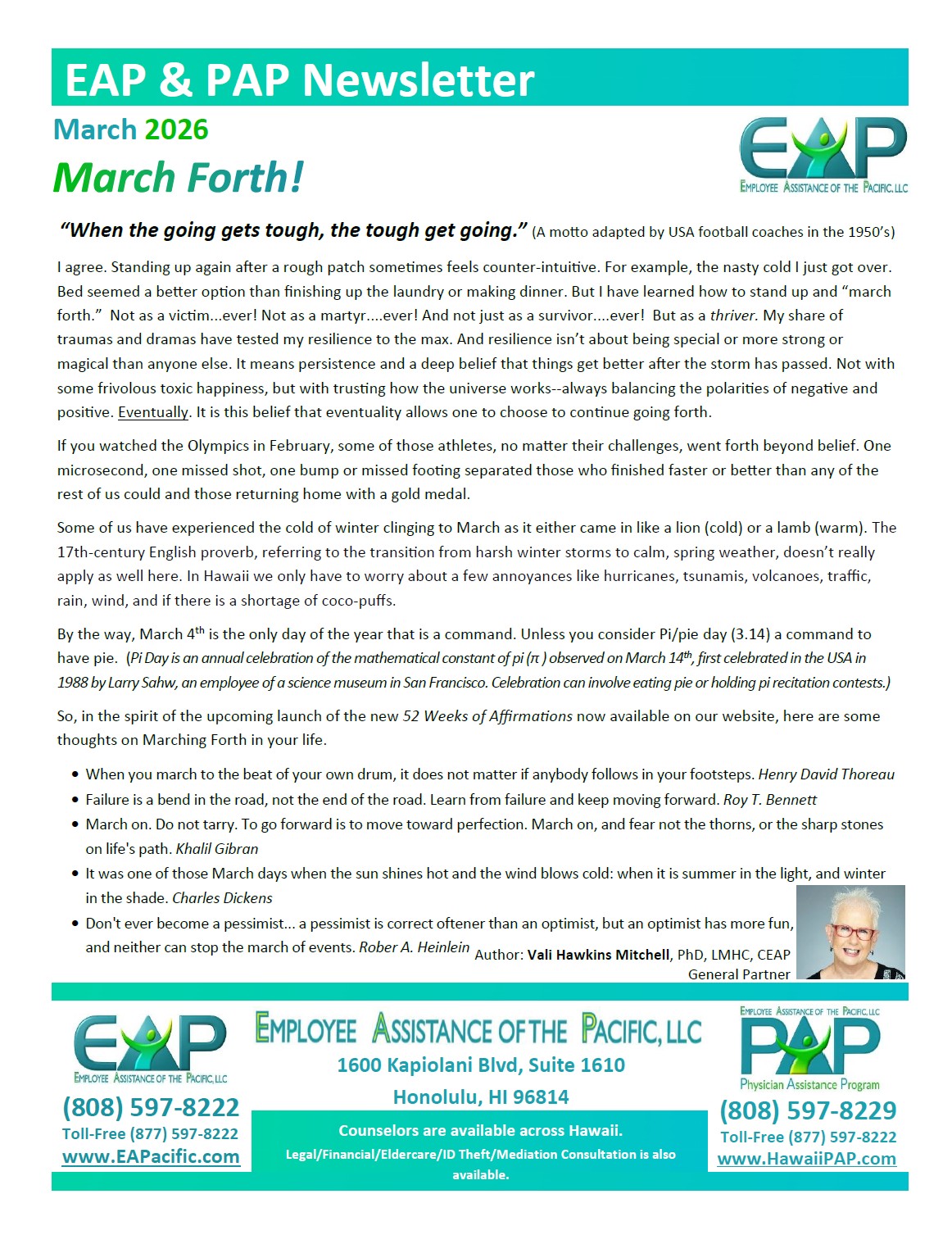March 2026 Newsletter