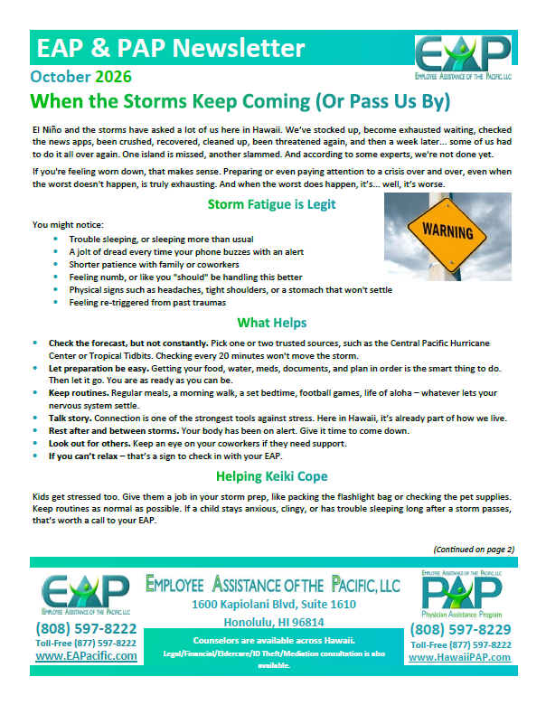 October 2026 Newsletter
